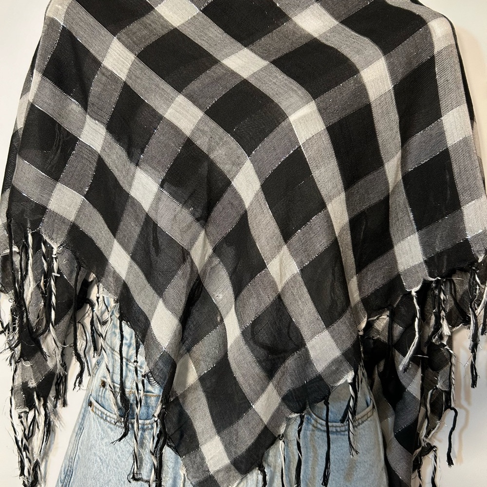 Checkerboard Large Square Scarf